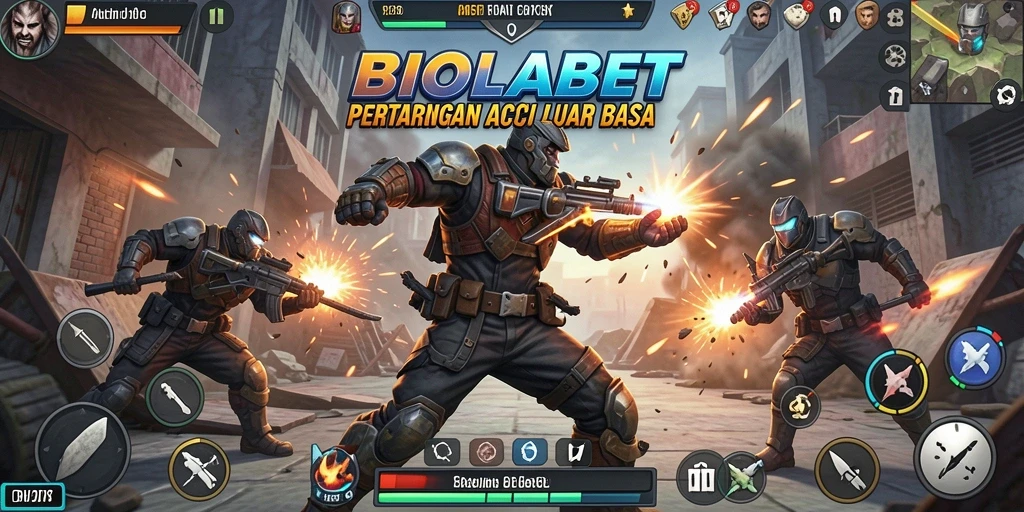 Tampilan gameplay menarik dan seru di BIOLABET.