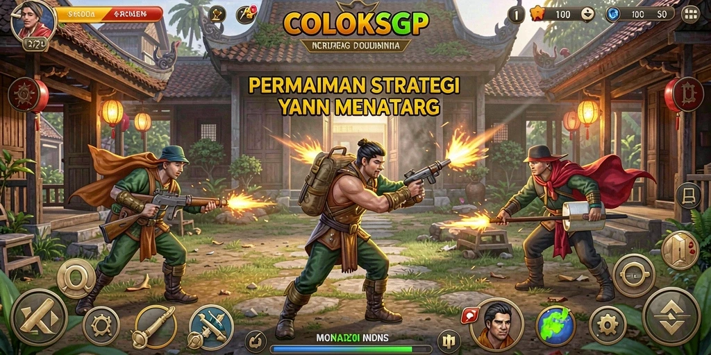 Screenshot gameplay COLOKSGP menunjukkan aksi strategi yang mendebarkan.