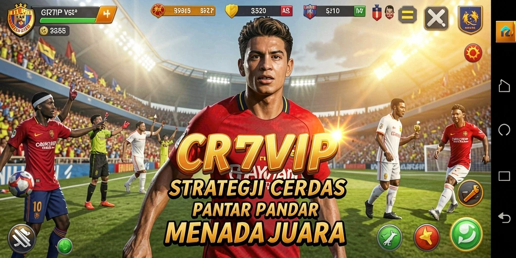 Tampilan gameplay menarik dari CR7VIP dengan semua strategi yang terlihat.