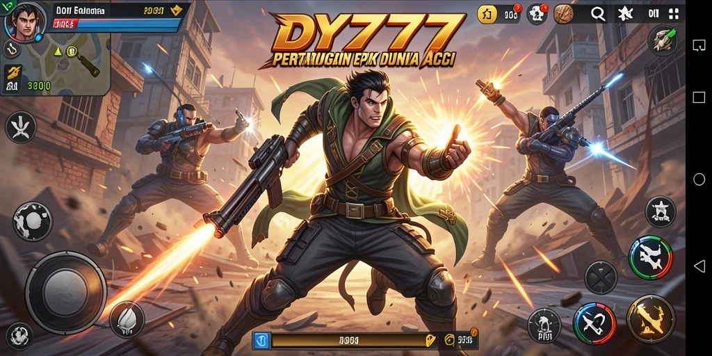Tampilan gameplay seru dan mendebarkan dalam DY777.