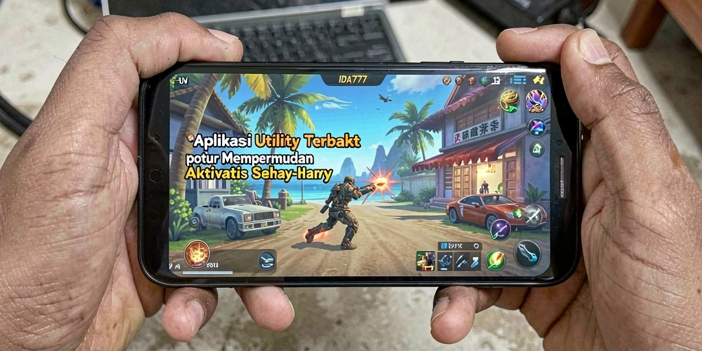 Tampilan antarmuka aplikasi IDA777 yang intuitif dan efisien.