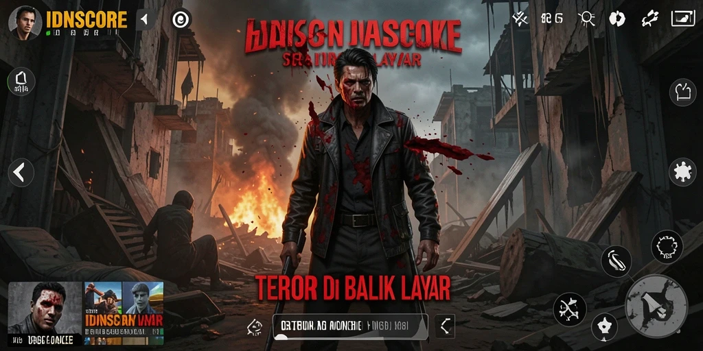 Gameplay menegangkan dari IDNSCORE yang penuh horor.