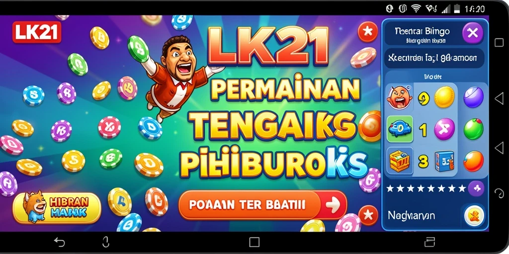 Tampilan gameplay LK21 yang seru dan interaktif dalam permainan Bingo.