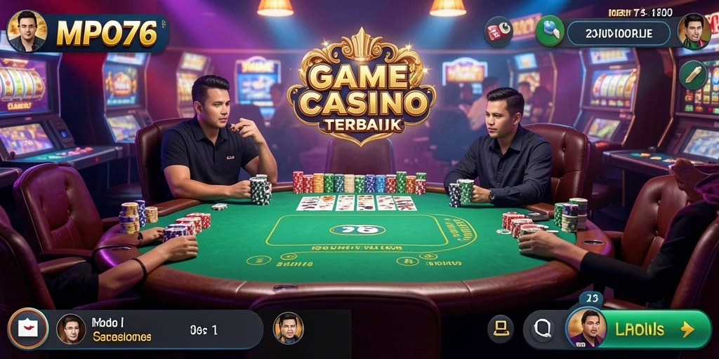 Gambaran gameplay seru di MPO76 dengan dealer langsung.