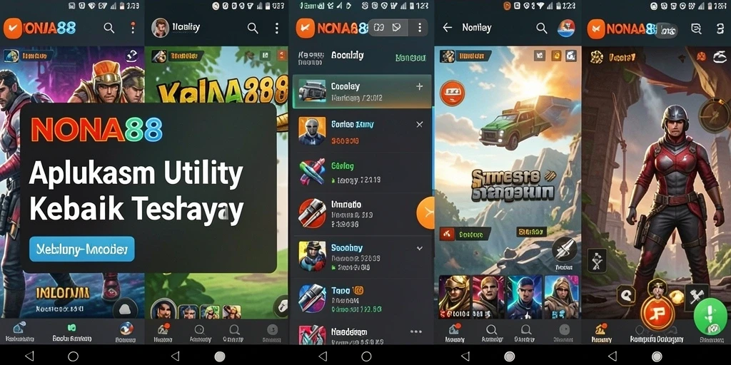 Screenshot NONA88 yang menampilkan fitur Utility canggih.