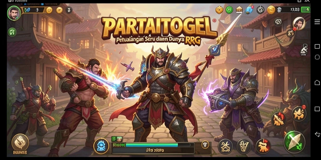Tampilan aksi pertarungan seru dalam PARTAITOGEL