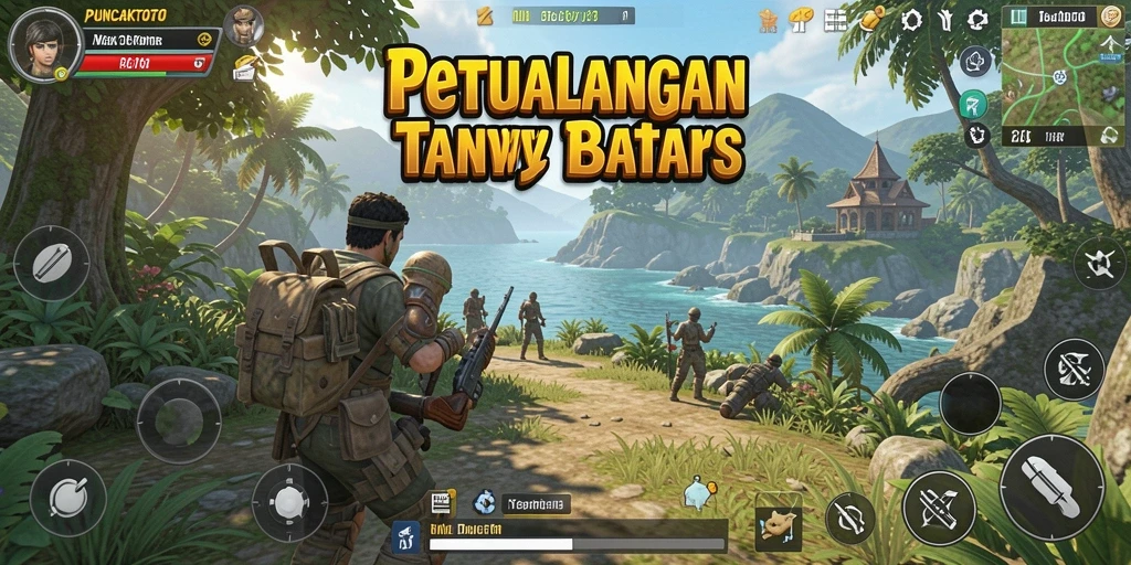 Tampilan gameplay Open World yang menakjubkan di PUNCAKTOTO.