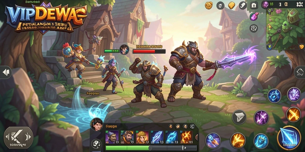 Screenshot gameplay ARPG yang intens dan menarik dari VIPDEWA.